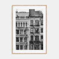 Fire Escapes Photo B&W No 2 Poster
