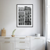 Fire Escapes Photo B&W No 2 Poster