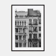Fire Escapes Photo B&W No 2 Poster