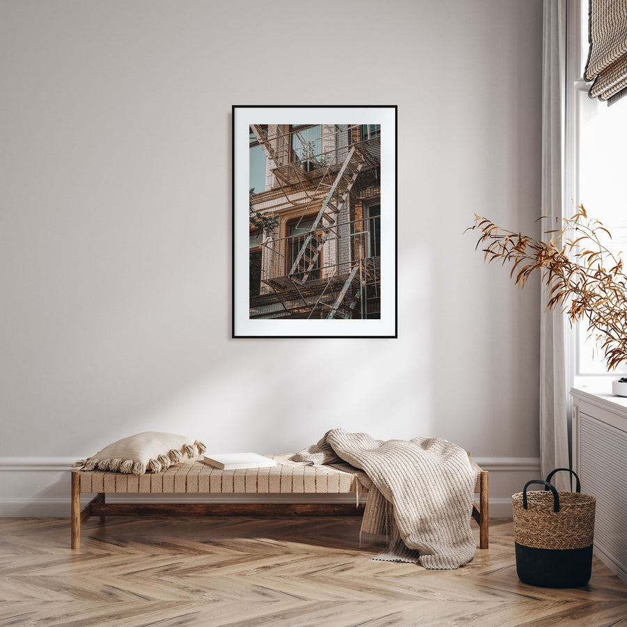 Fire Escapes Photo Color No 1 Poster