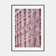 Fire Escapes Photo Color No 2 Poster