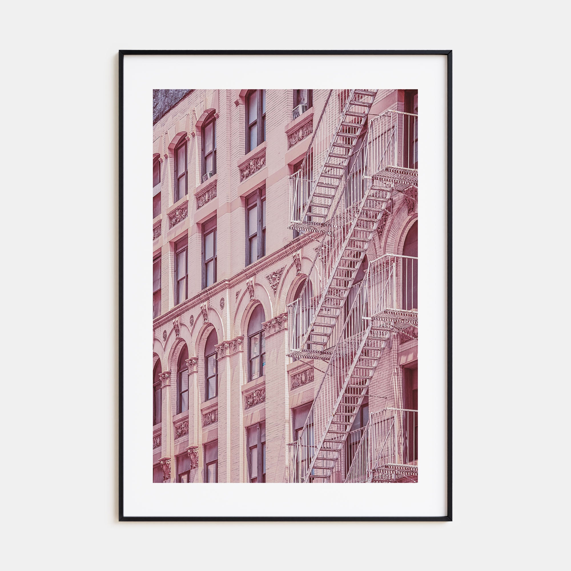 Fire Escapes Photo Color No 2 Poster