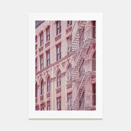 Fire Escapes Photo Color No 2 Poster