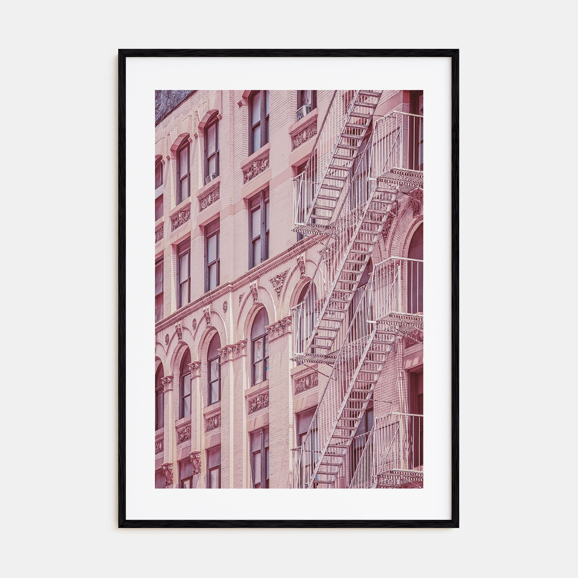 Fire Escapes Photo Color No 2 Poster