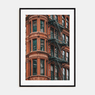 Fire Escapes Photo Color No 3 Poster