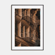 Fire Escapes Photo Color No 4 Poster