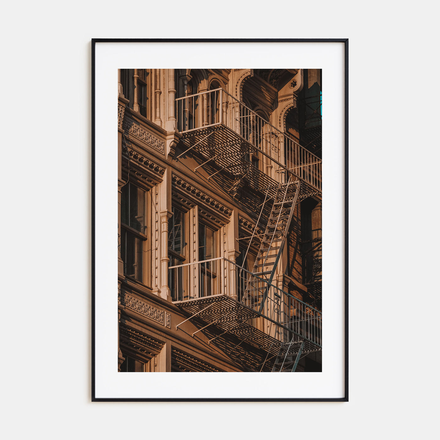Fire Escapes Photo Color No 4 Poster