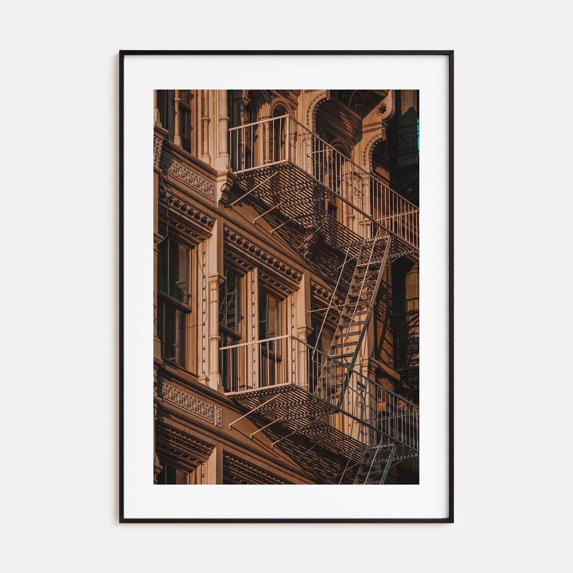 Fire Escapes Photo Color No 4 Poster