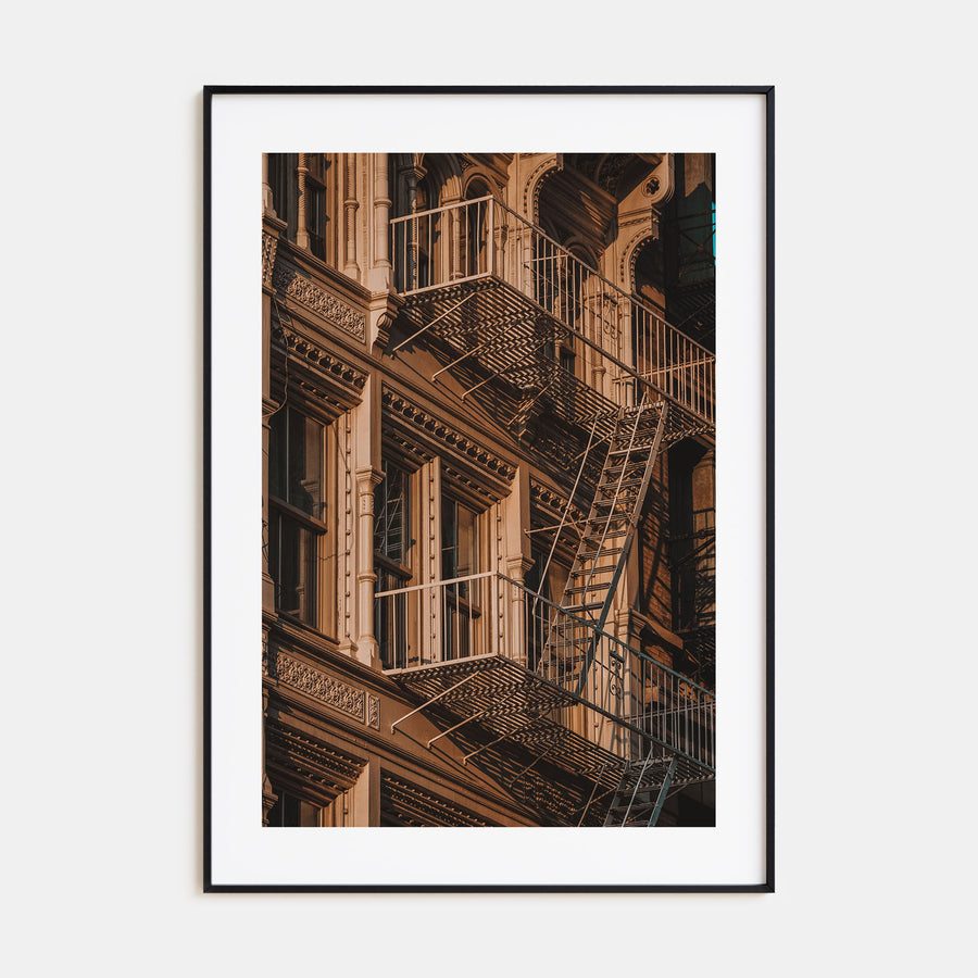 Fire Escapes Photo Color No 4 Poster