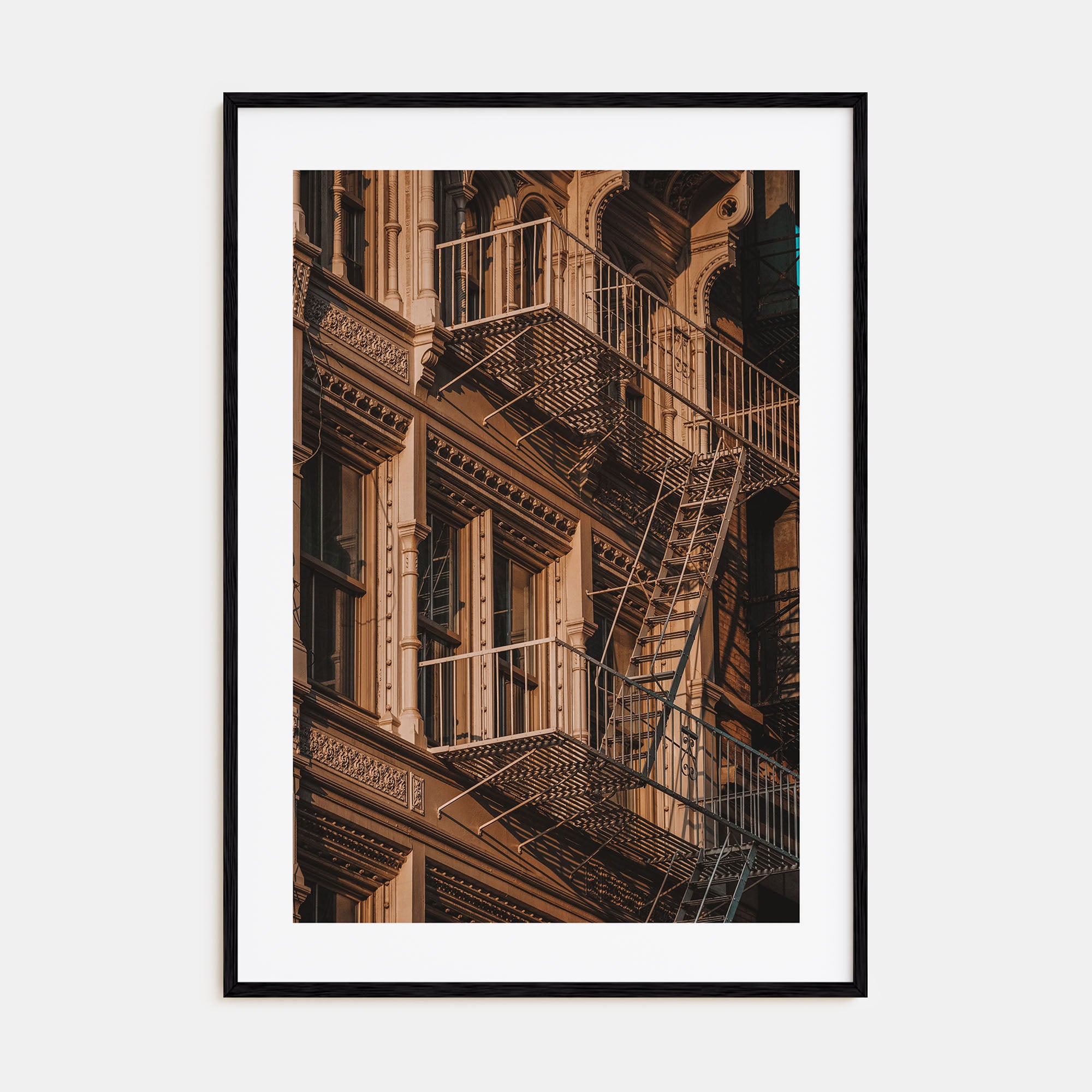 Fire Escapes Photo Color No 4 Poster
