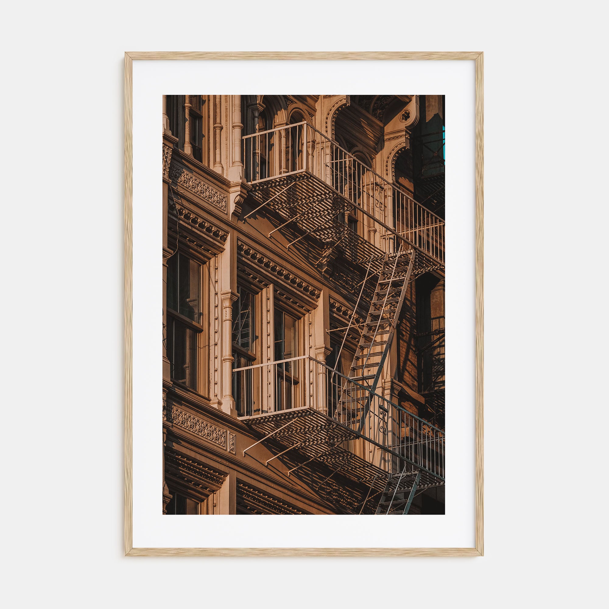 Fire Escapes Photo Color No 4 Poster