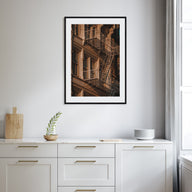 Fire Escapes Photo Color No 4 Poster