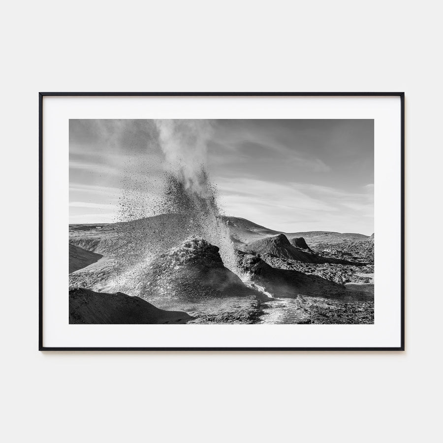 Fire Island Landscape B&W Poster