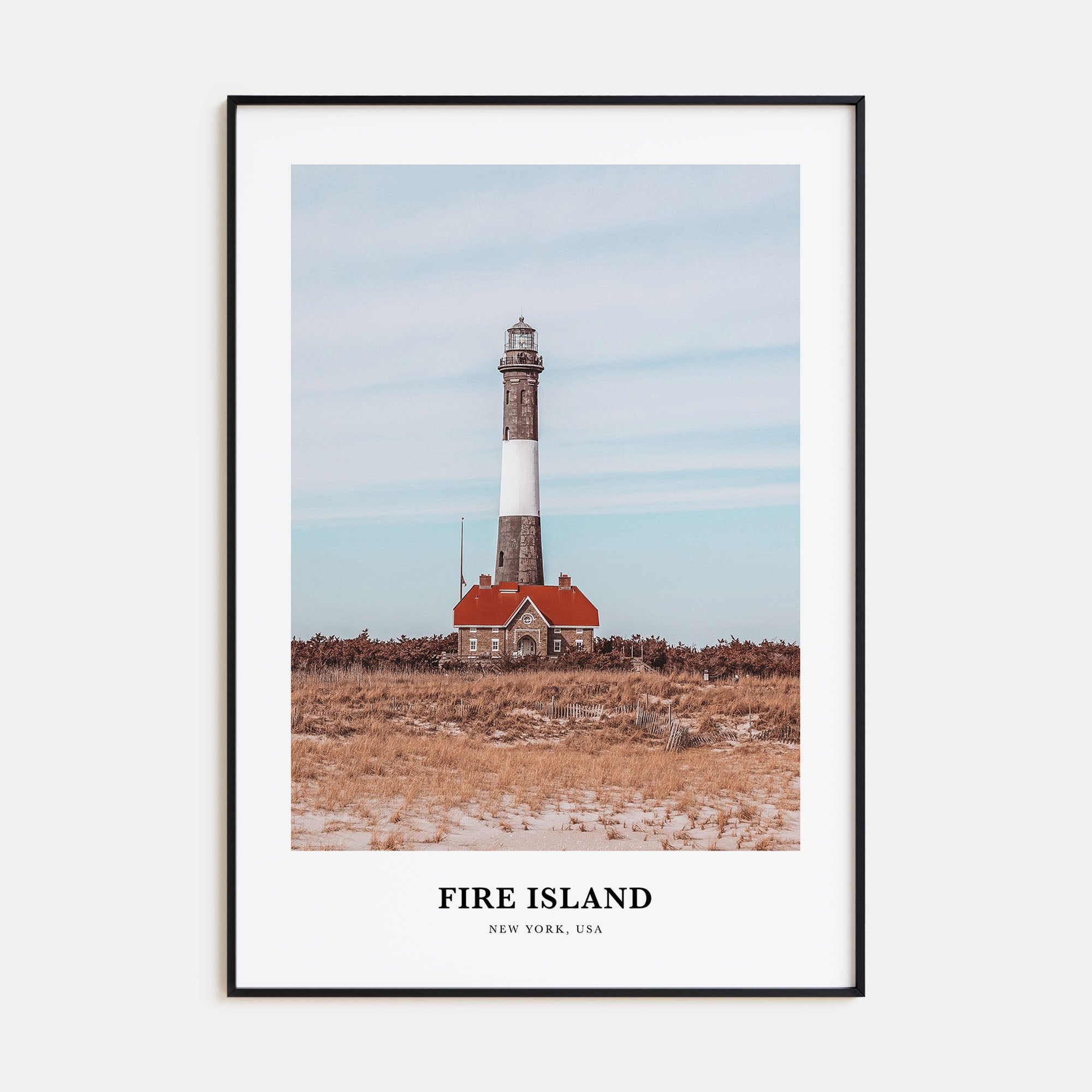 Fire Island Portrait Color No 1 Poster