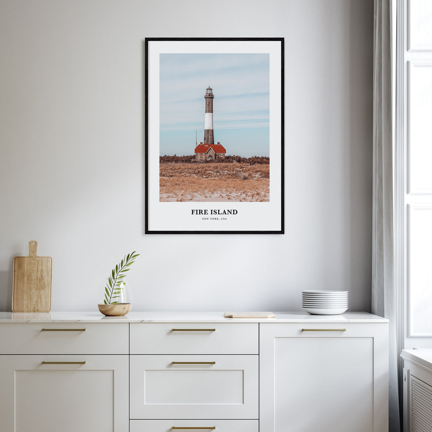 Fire Island Portrait Color No 1 Poster
