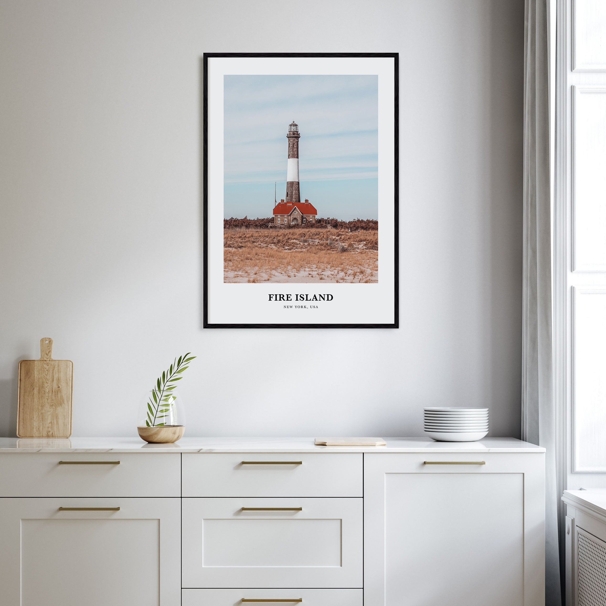 Fire Island Portrait Color No 1 Poster