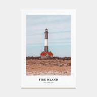 Fire Island Portrait Color No 1 Poster