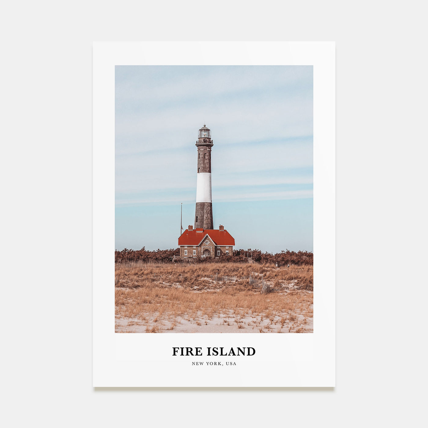 Fire Island Portrait Color No 1 Poster