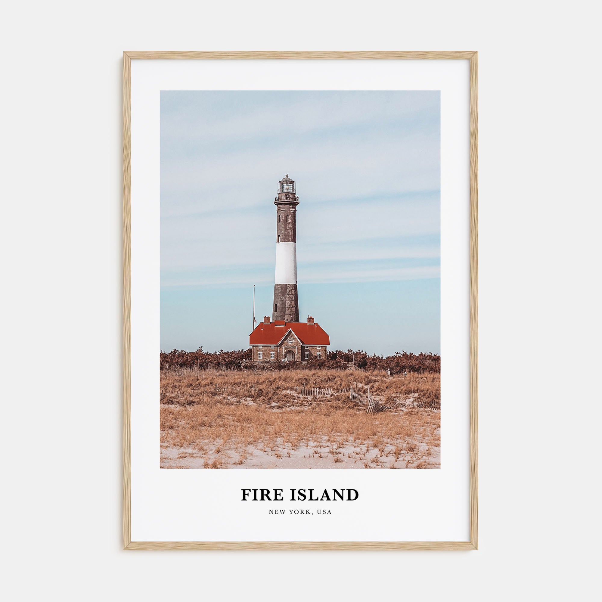 Fire Island Portrait Color No 1 Poster