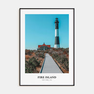 Fire Island Portrait Color No 2 Poster