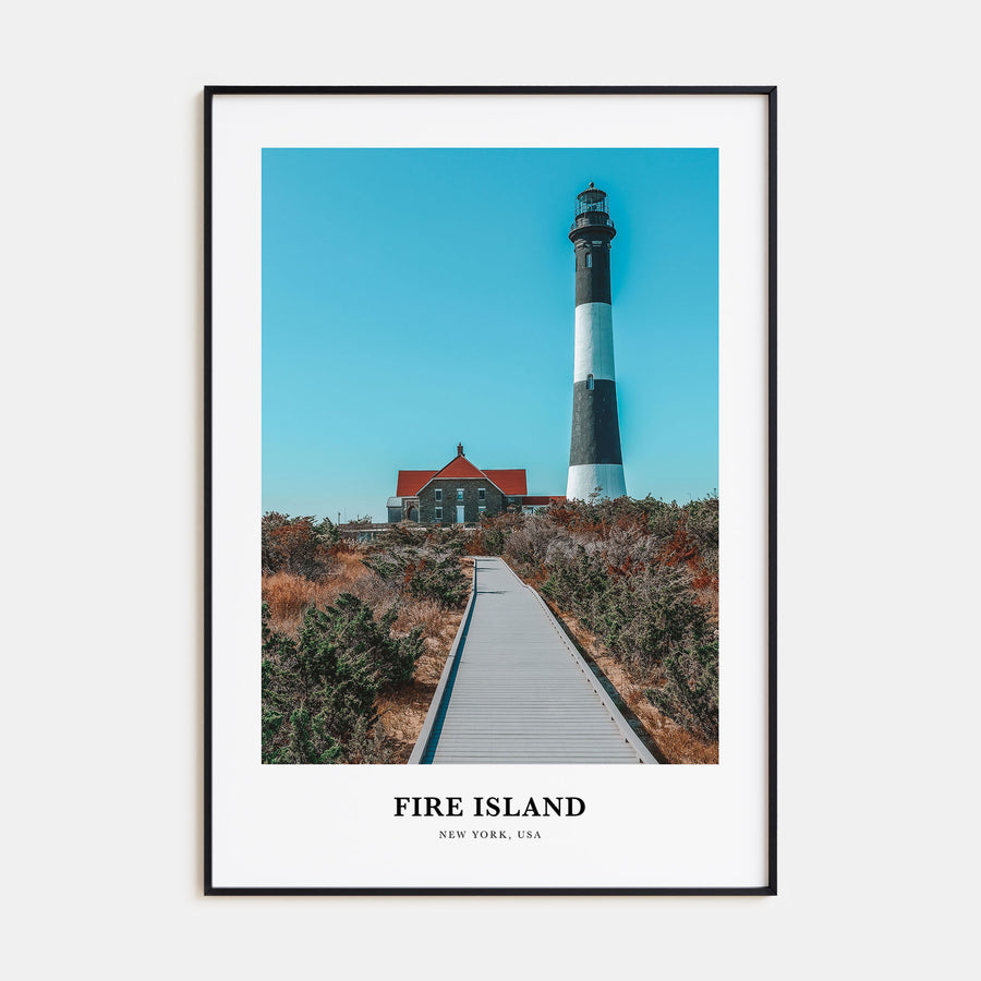Fire Island Portrait Color No 2 Poster
