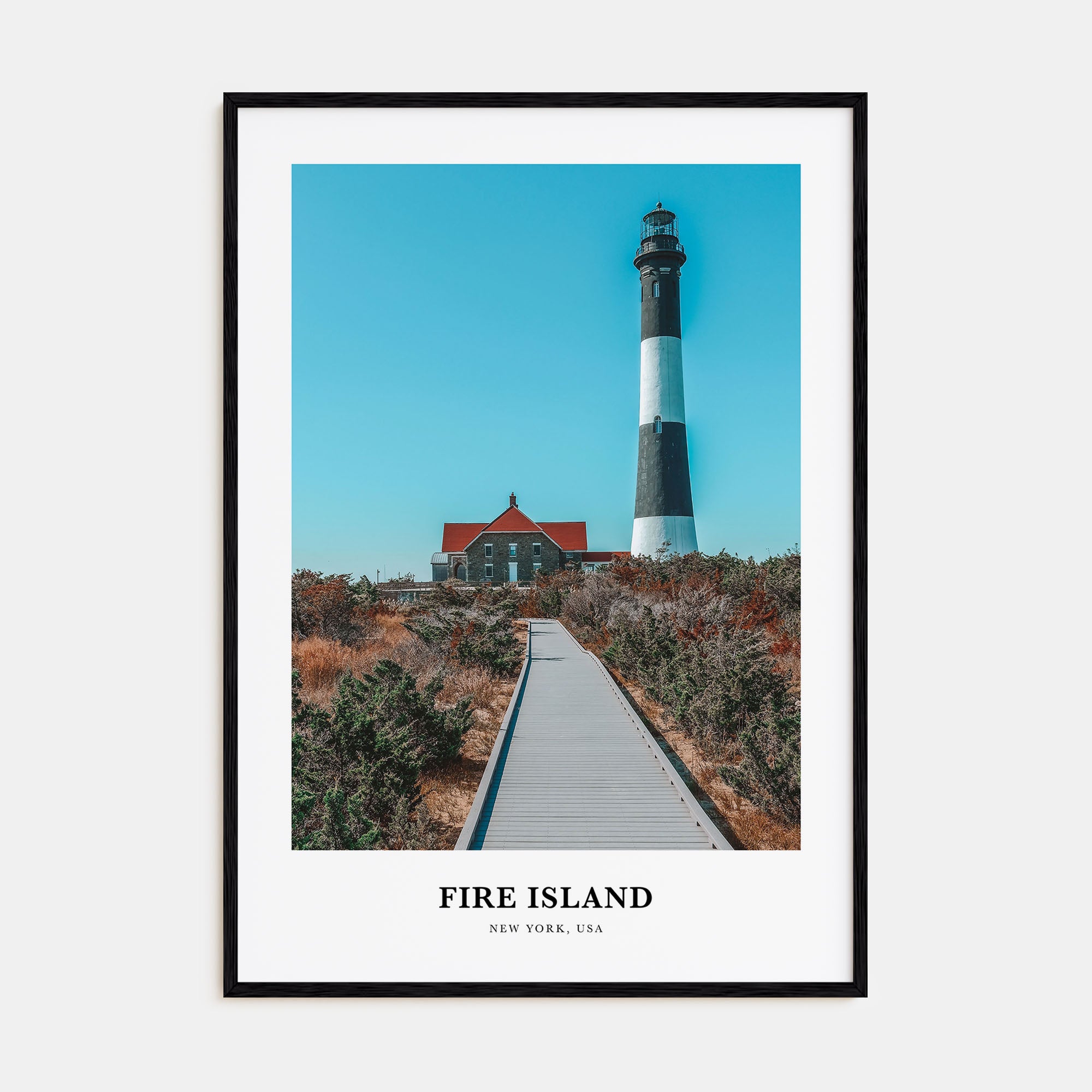 Fire Island Portrait Color No 2 Poster
