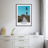 Fire Island Portrait Color No 2 Poster