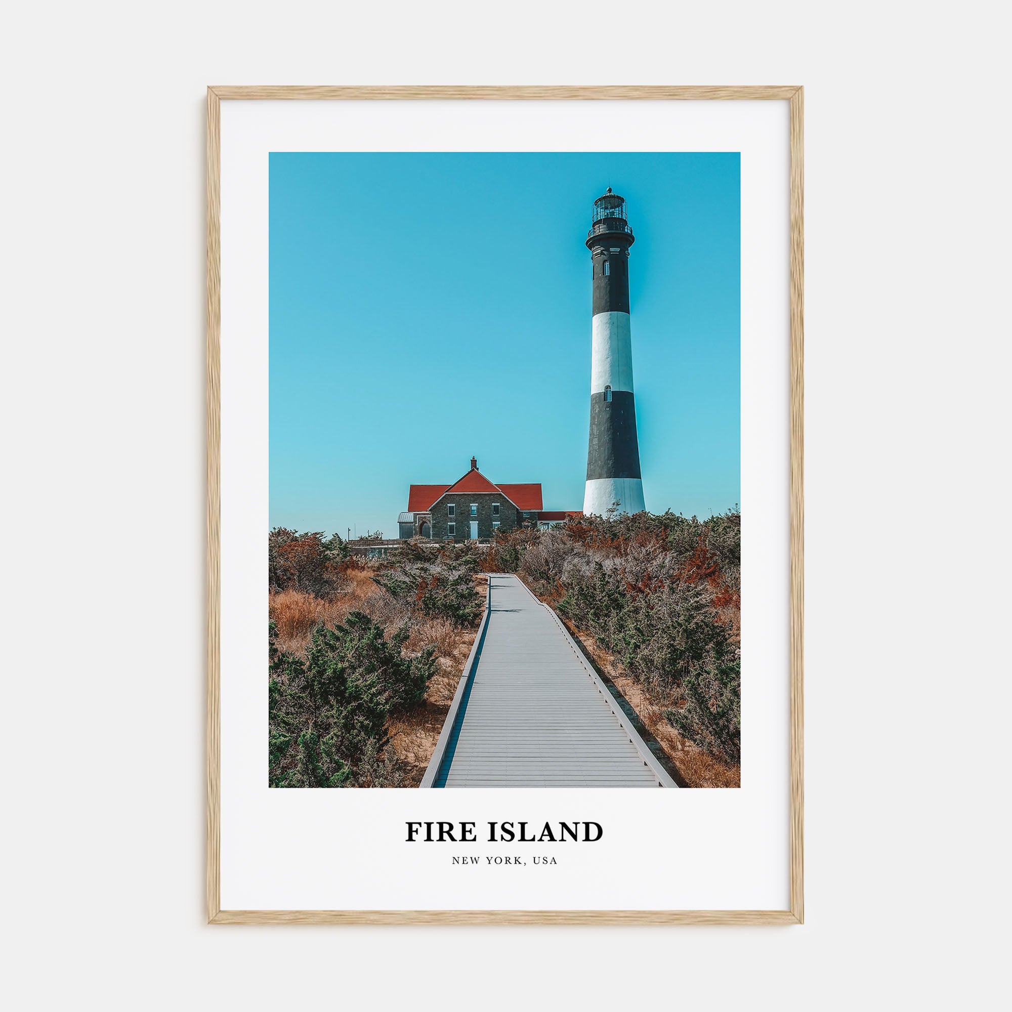 Fire Island Portrait Color No 2 Poster