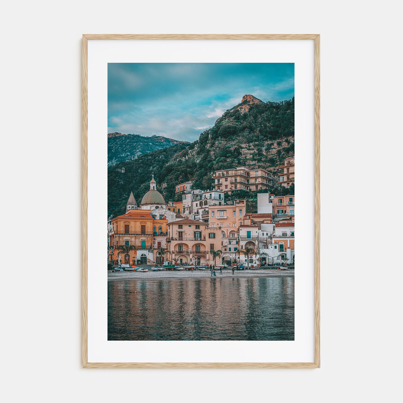 Fishing Village Photo Color Poster