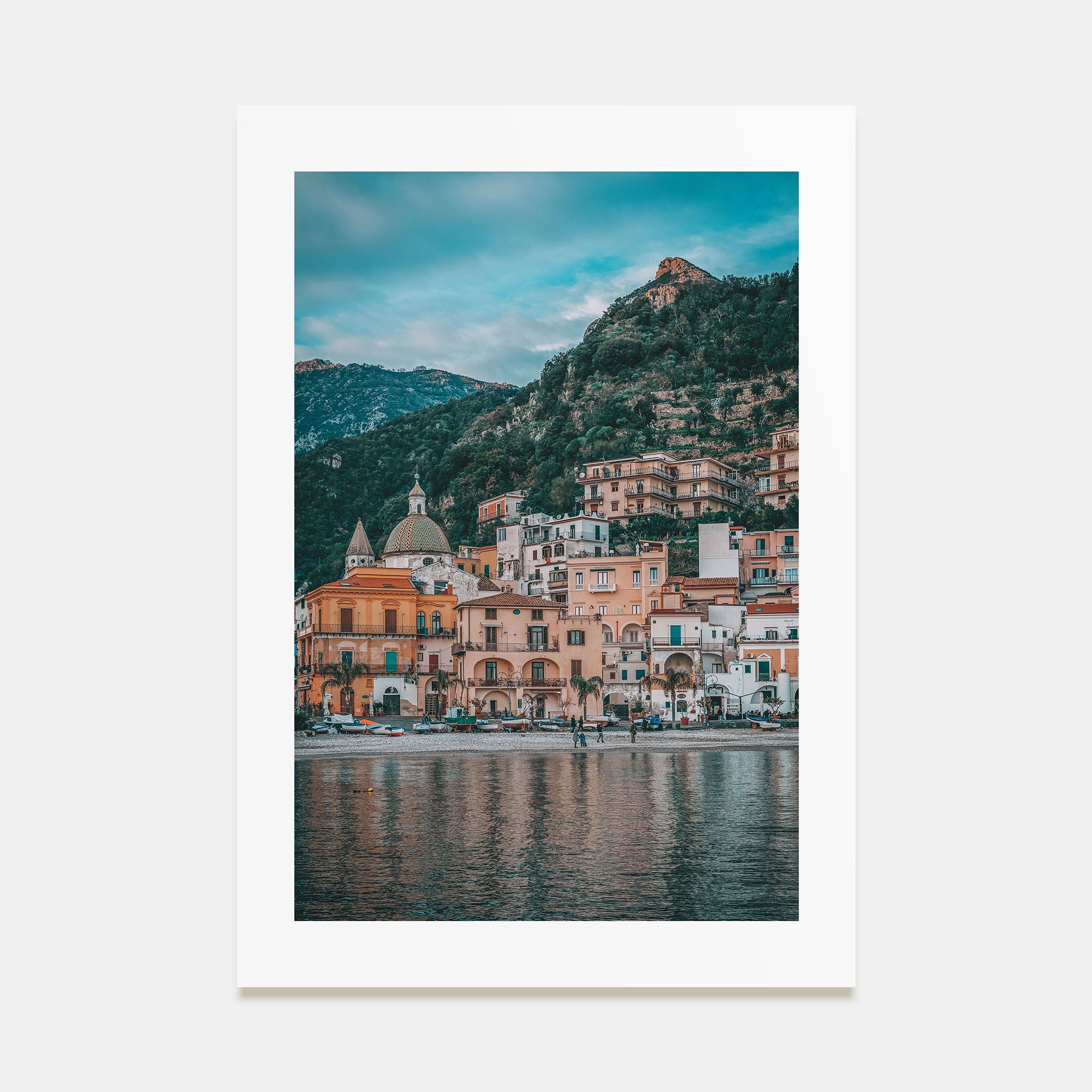 Fishing Village Photo Color Poster