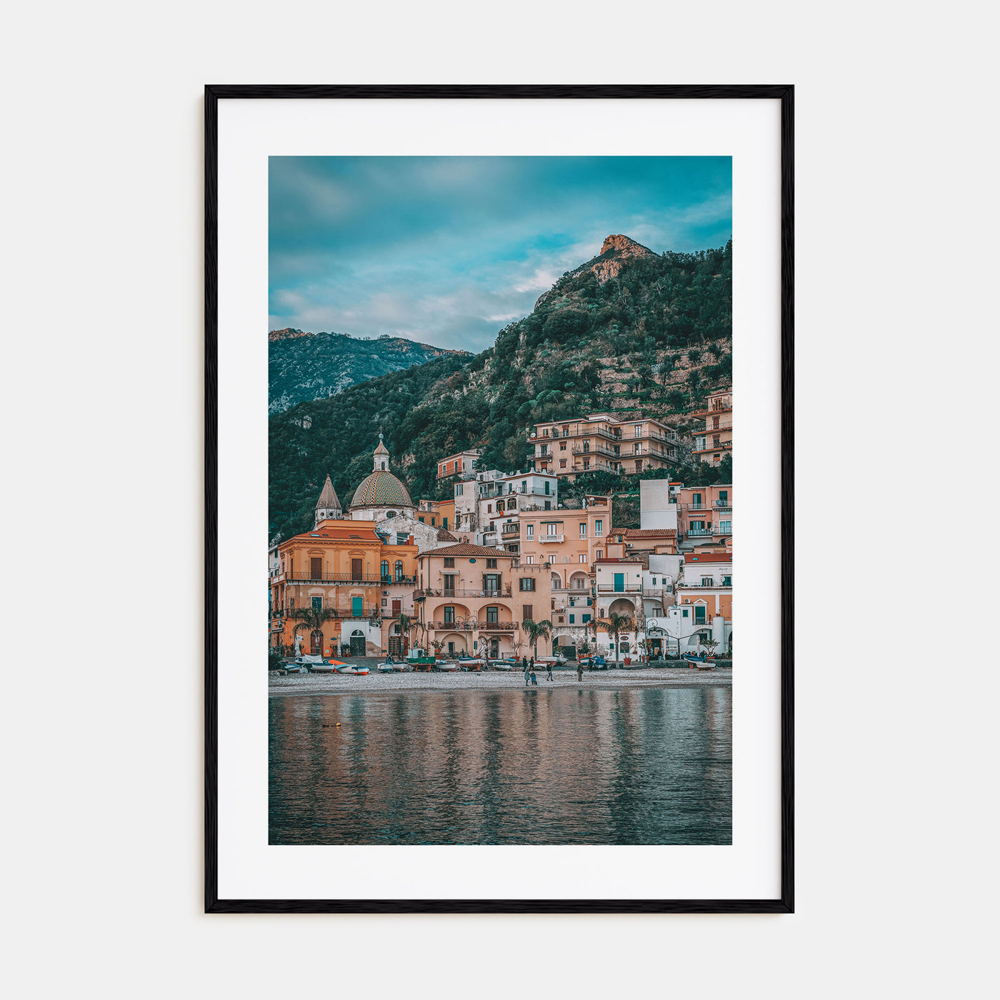 Fishing Village Photo Color Poster