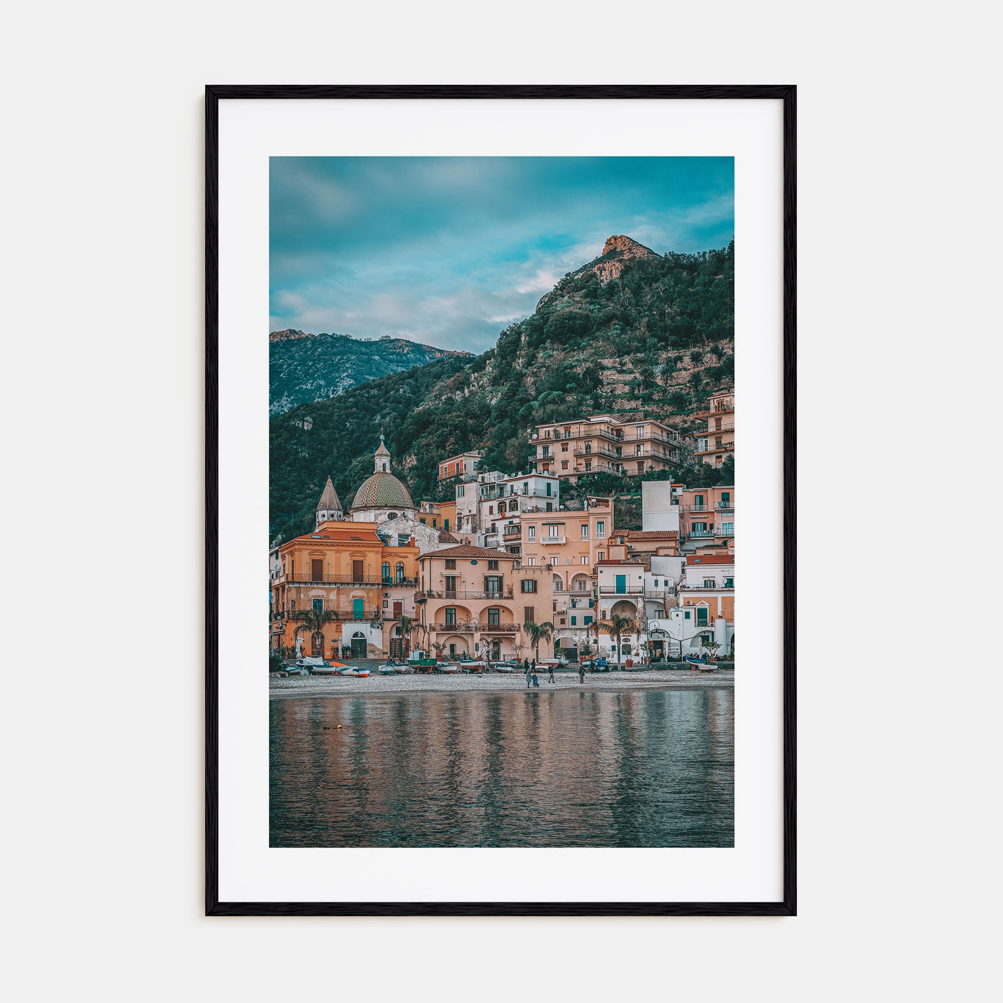 Fishing Village Photo Color Poster