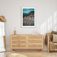 Fishing Village Photo Color Poster