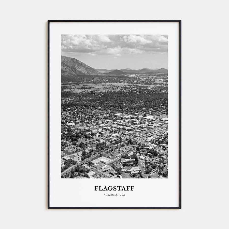 Flagstaff Portrait B&W Poster