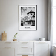 Flatbush Portrait B&W Poster