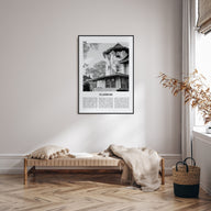 Flatbush Travel B&W Poster