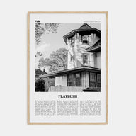 Flatbush Travel B&W Poster