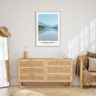 Flathead County Portrait Color Poster