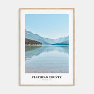 Flathead County Portrait Color Poster