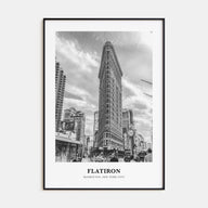 Flatiron Portrait B&W Poster