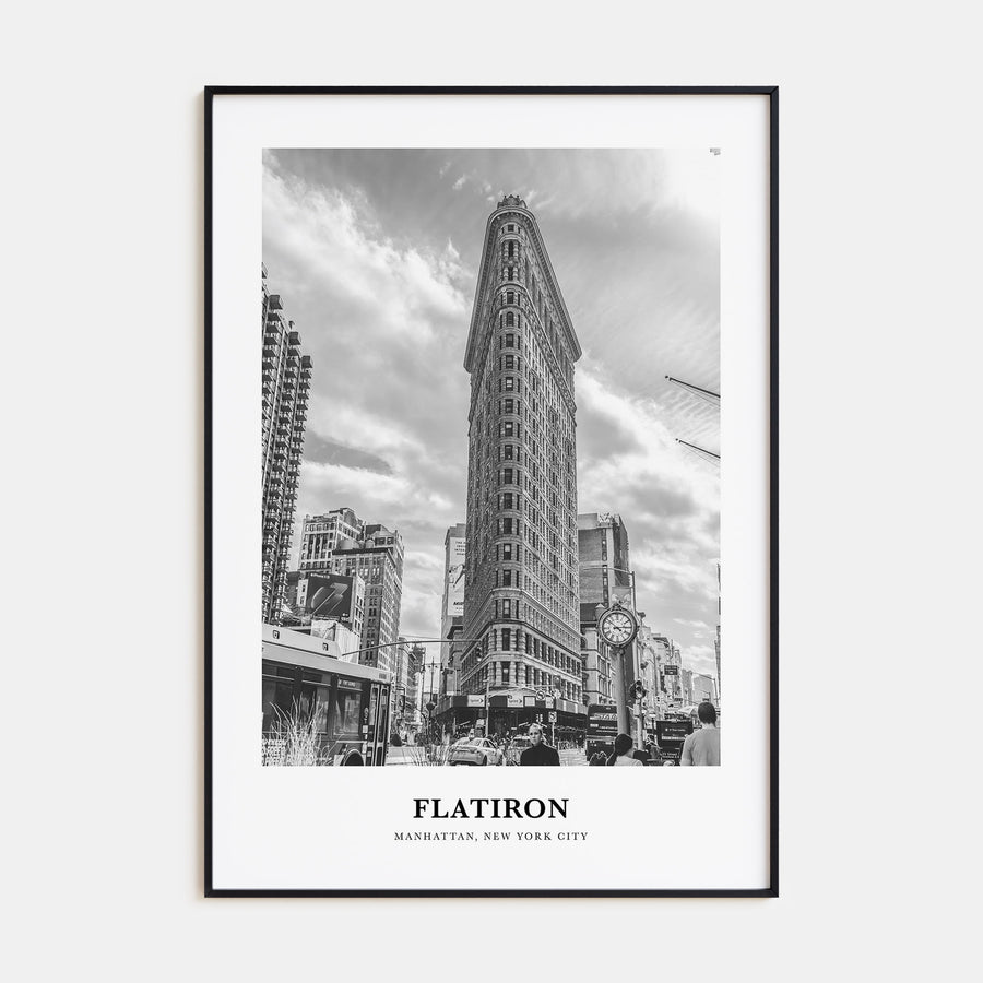 Flatiron Portrait B&W Poster