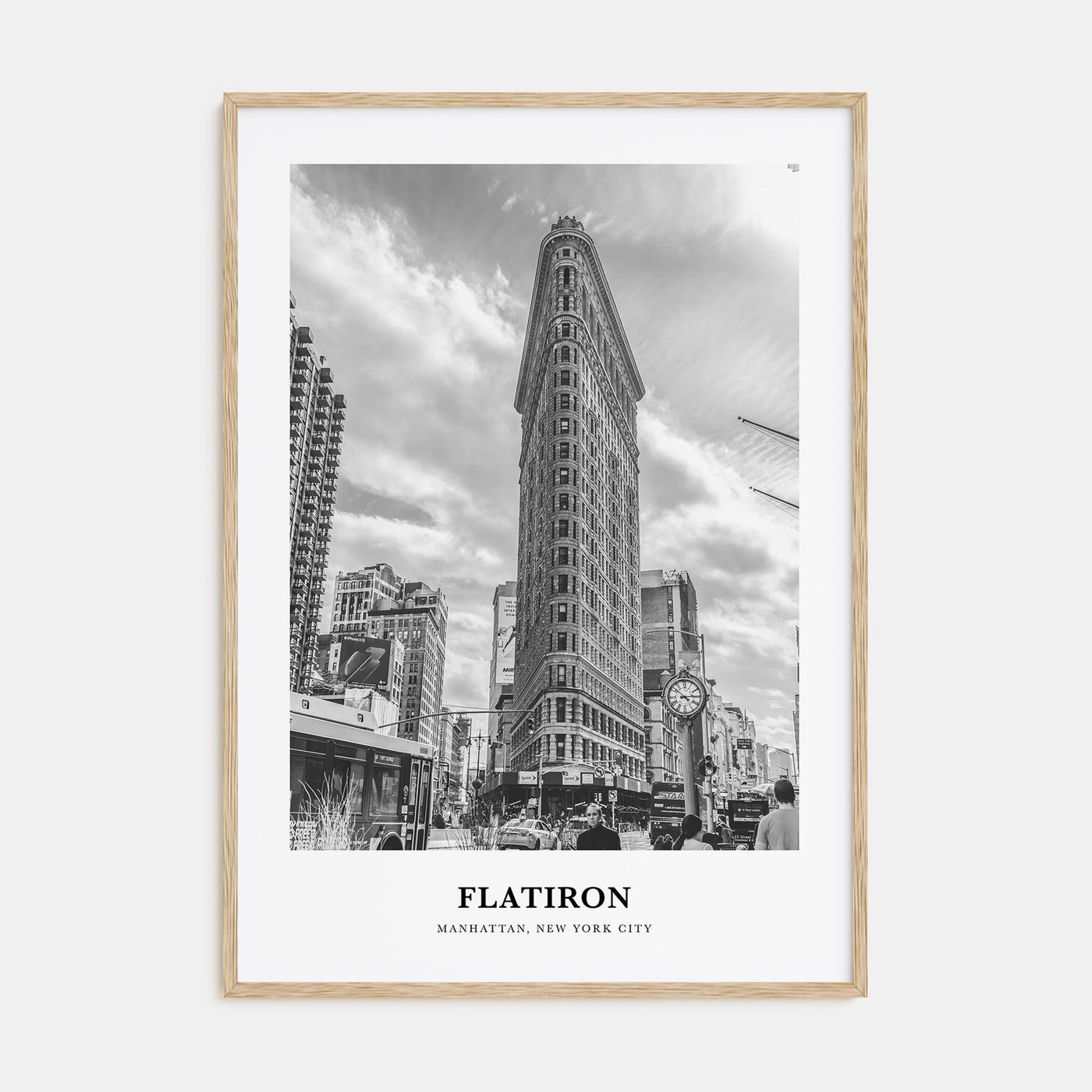 Flatiron Portrait B&W Poster