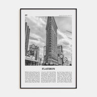 Flatiron Travel B&W Poster
