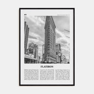 Flatiron Travel B&W Poster