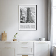 Flatiron Travel B&W Poster