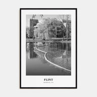 Flint Portrait B&W Poster