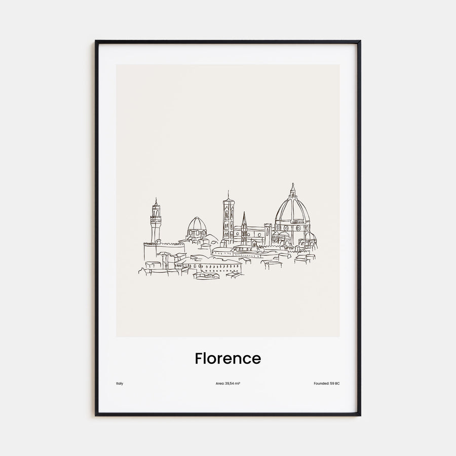 Florence Drawn Poster