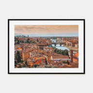 Florence Landscape Color Poster