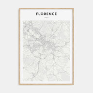 Florence Map Portrait Poster