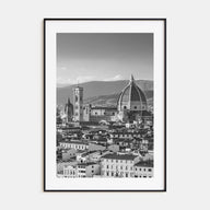 Florence Photo B&W No 1 Poster